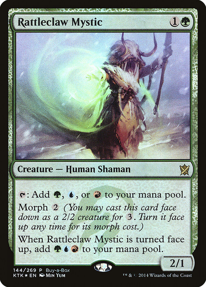 Rattleclaw Mystic (Buy-A-Box) [Khans of Tarkir Promos] – SillyBoysWV