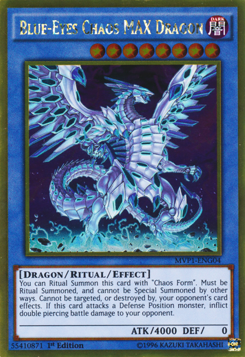 Blue-Eyes Chaos MAX Dragon [MVP1-ENG04] Gold Rare