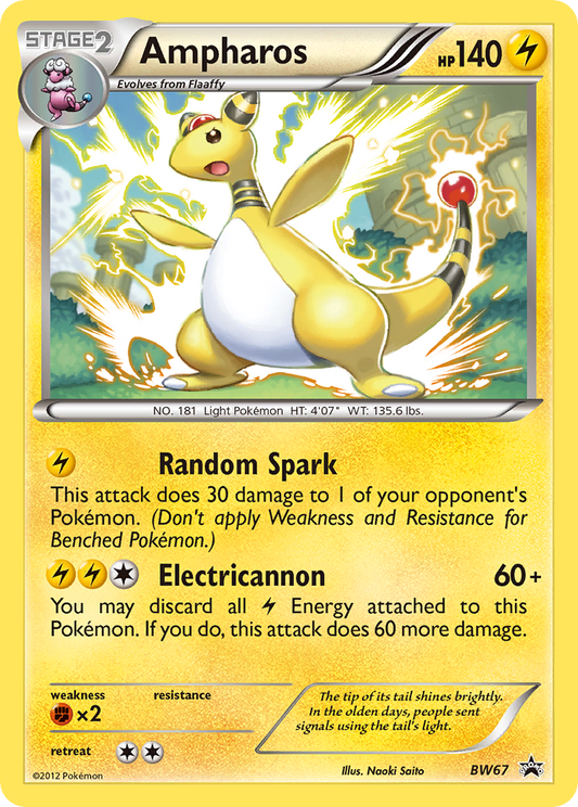 Ampharos (BW67) [Black & White: Black Star Promos]