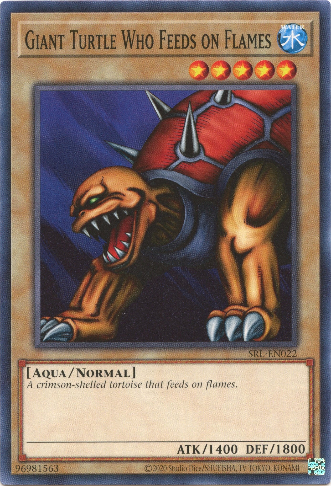 Giant Turtle Who Feeds on Flames [SRL-EN022] Common