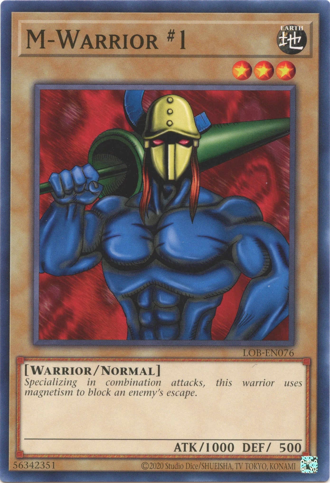 M-Warrior #1 [LOB-EN076] Common