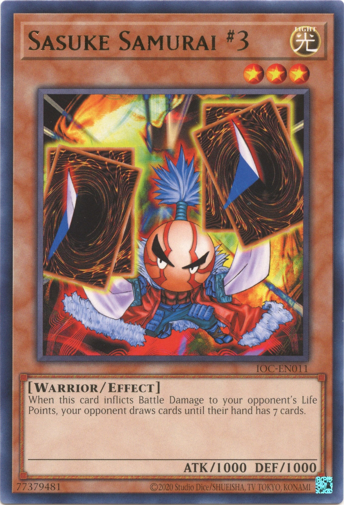 Sasuke Samurai #3 [IOC-EN011] Rare