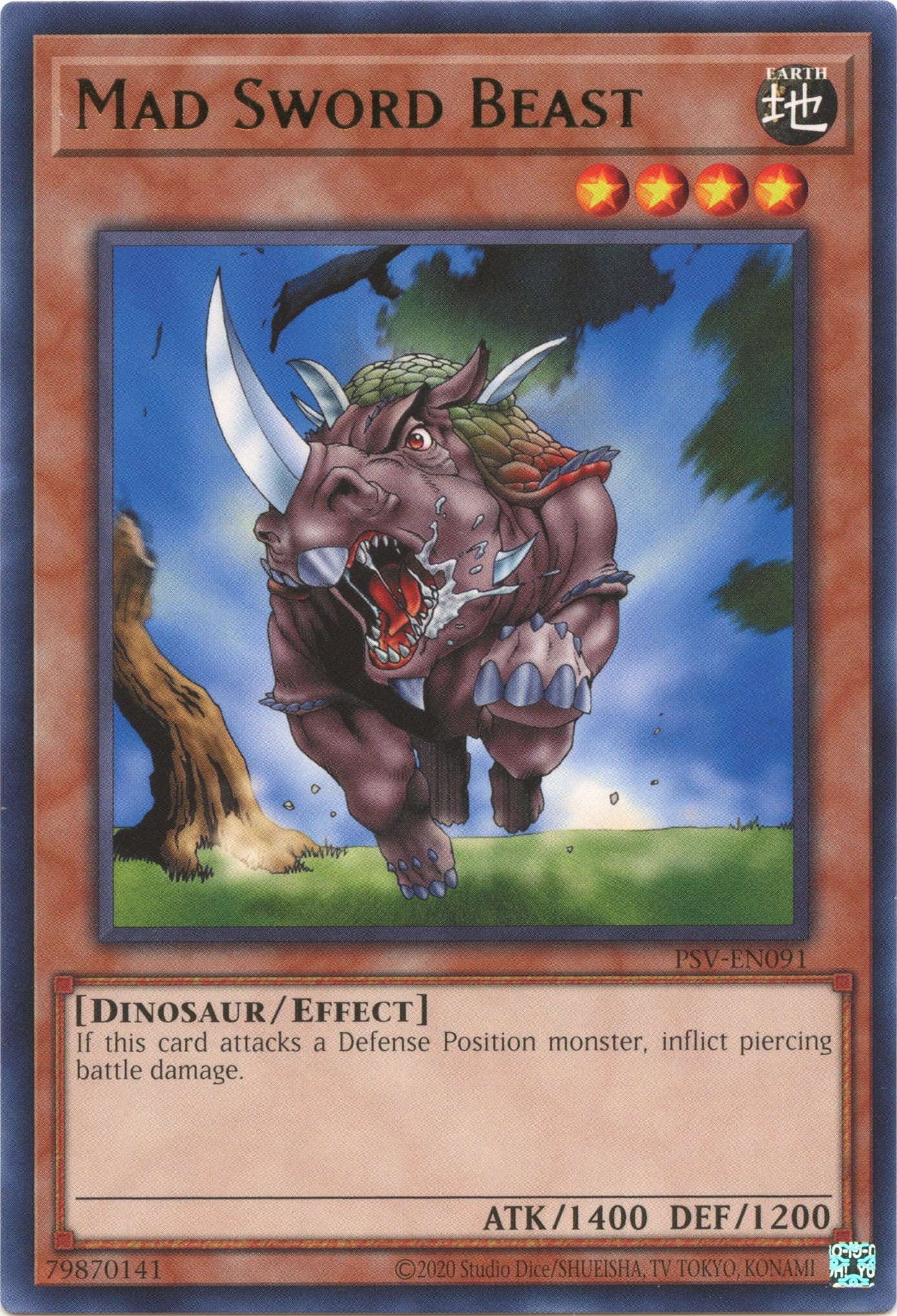 Mad Sword Beast [PSV-EN091] Rare
