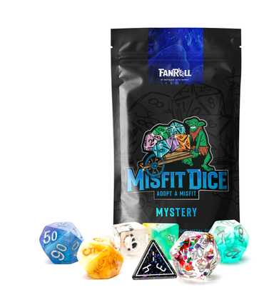 FanRoll by Metallic Dice Games - NEW: Misfit Resin Set: Adopt A Misfit  (Blind Pack)