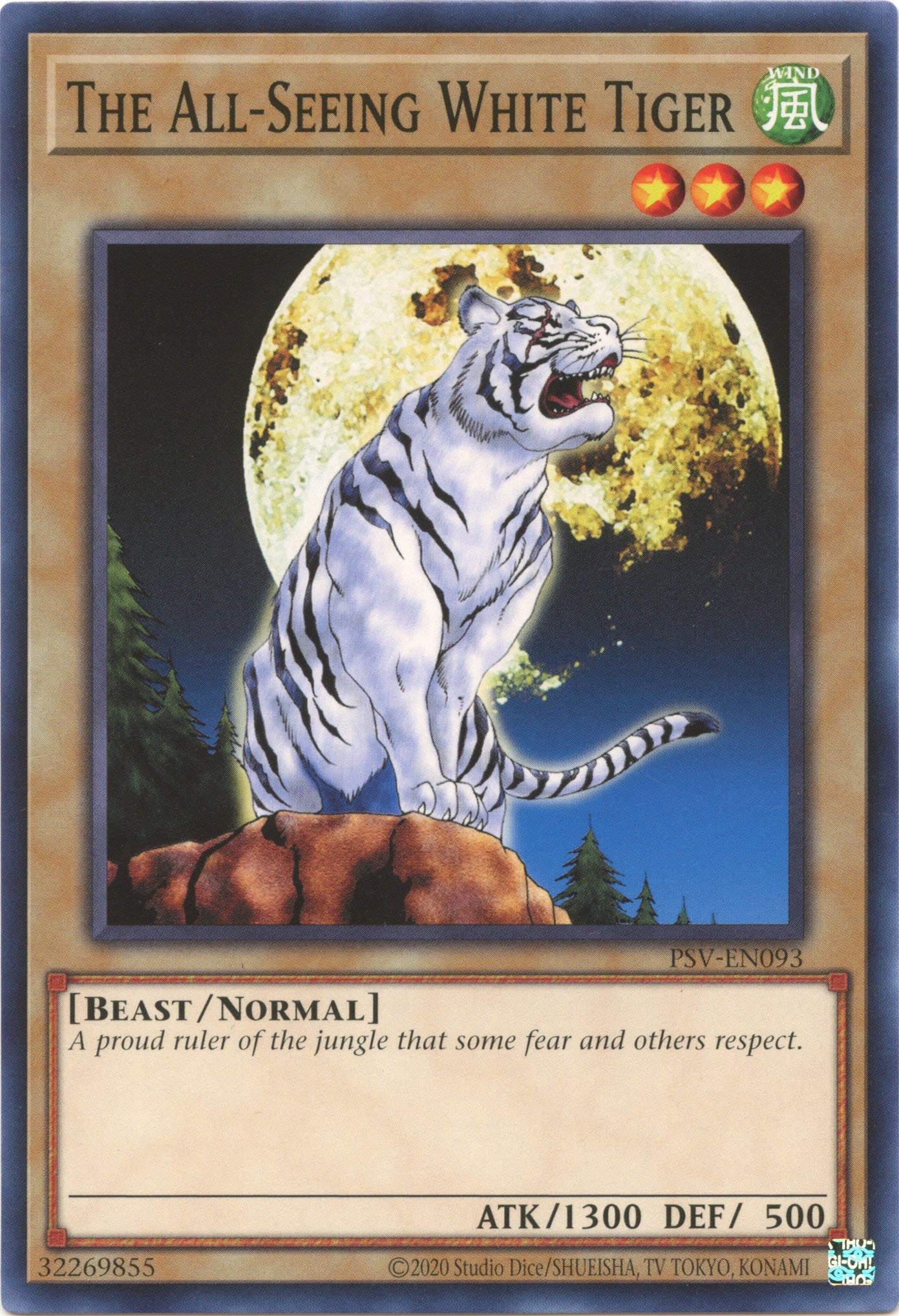 The All-Seeing White Tiger [PSV-EN093] Common