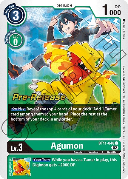 Agumon [BT11-046] [Dimensional Phase Pre-Release Promos]