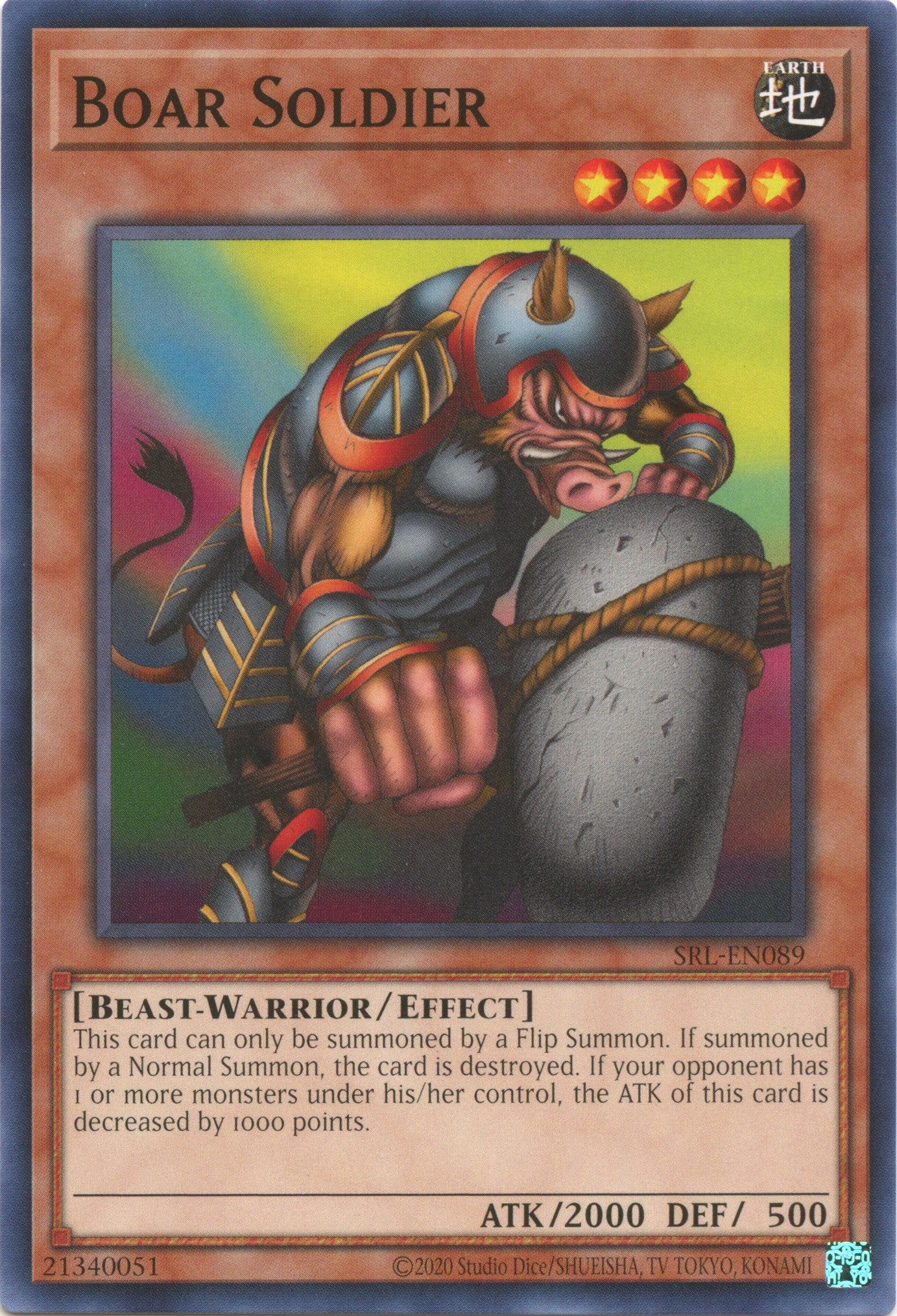 Boar Soldier [SRL-EN089] Common