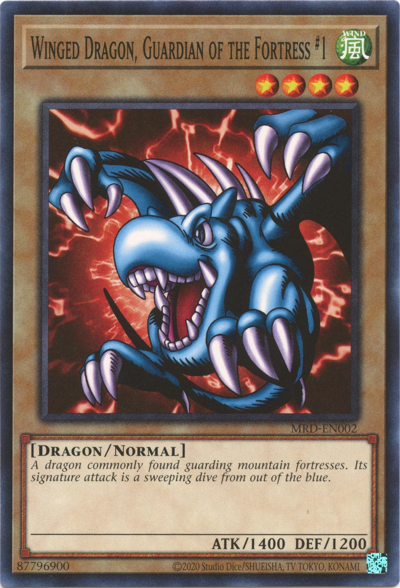 Winged Dragon, Guardian of the Fortress #1 [MRD-EN002] Common