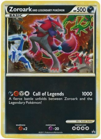 Zoroark and Legendary Pokemon (Jumbo Card) [Miscellaneous Cards & Products]