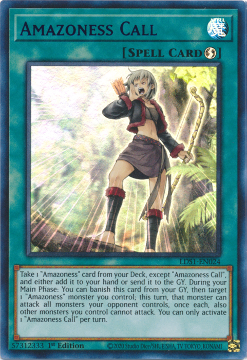 Amazoness Call (Blue) [LDS1-EN024] Ultra Rare