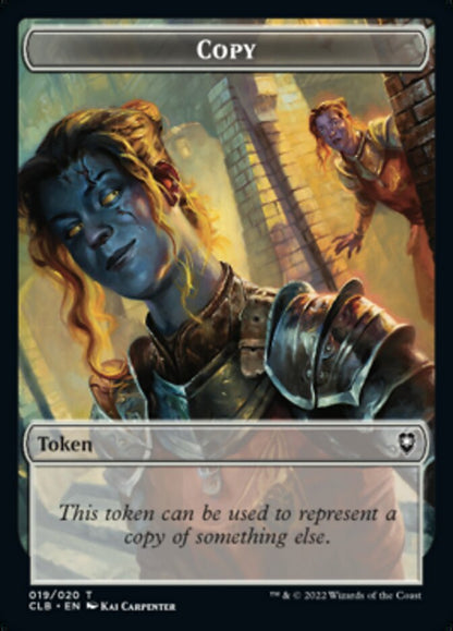Treasure // Copy Double-sided Token [Commander Legends: Battle for Baldur's Gate Tokens]