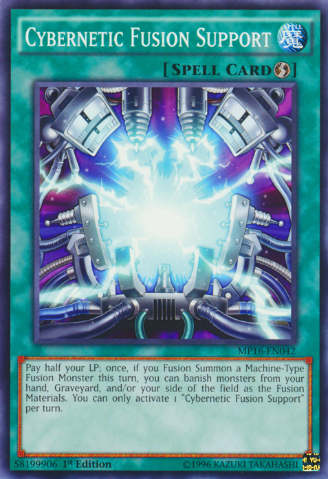 Cybernetic Fusion Support [MP16-EN042] Common