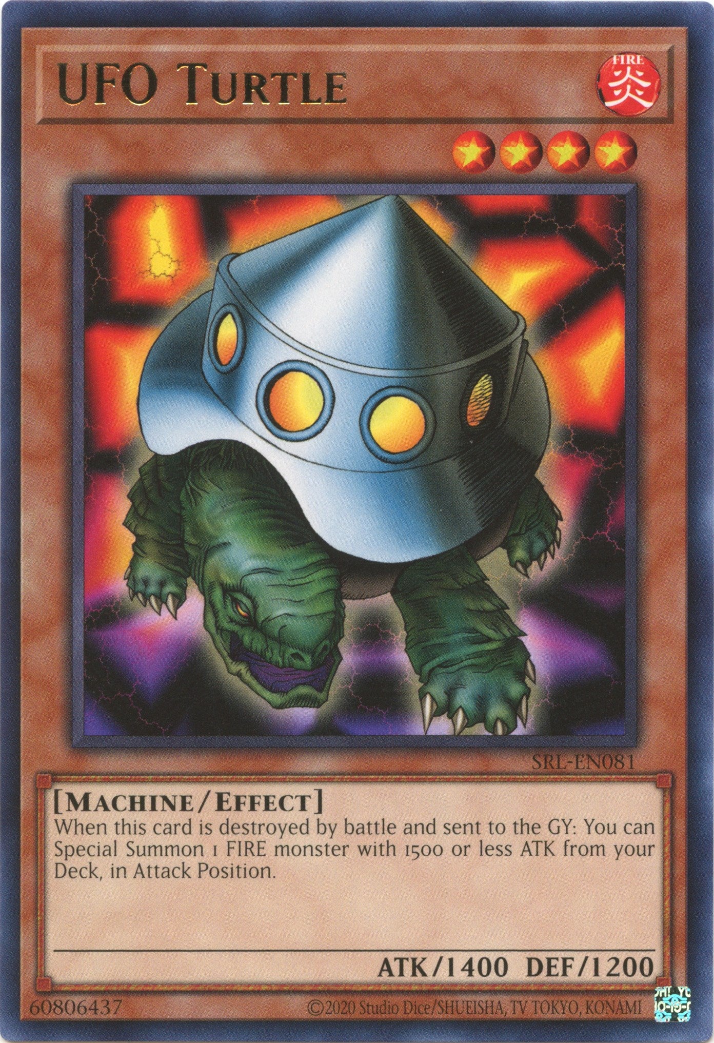 UFO Turtle [SRL-EN081] Rare