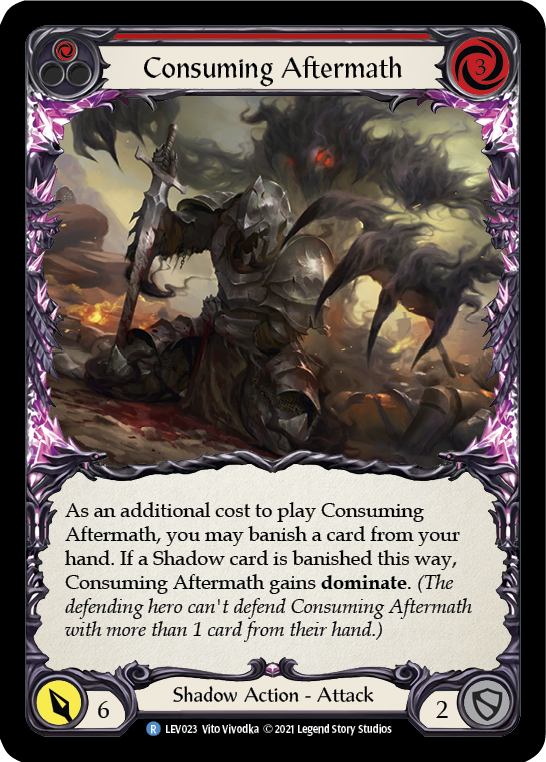 Consuming Aftermath [LEV023] (Monarch Levia Blitz Deck)