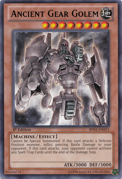 Ancient Gear Golem [BP01-EN011] Rare