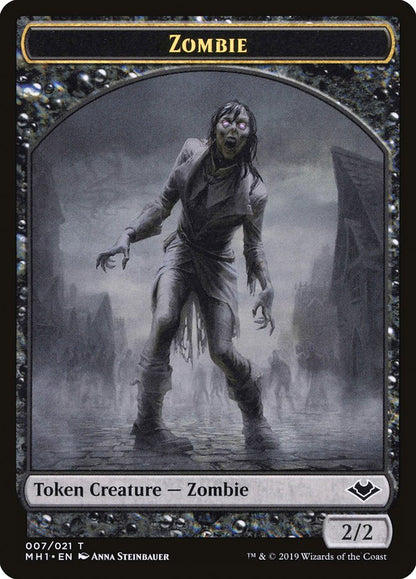 Angel (002) // Zombie (007) Double-sided Token [Modern Horizons Tokens]