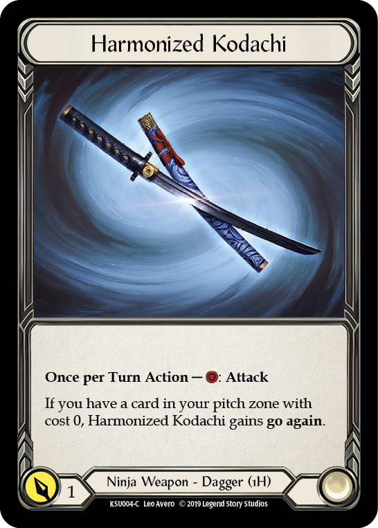 Harmonized Kodachi (reverse) [KSU004-C] (Katsu Hero Deck)  1st Edition Normal