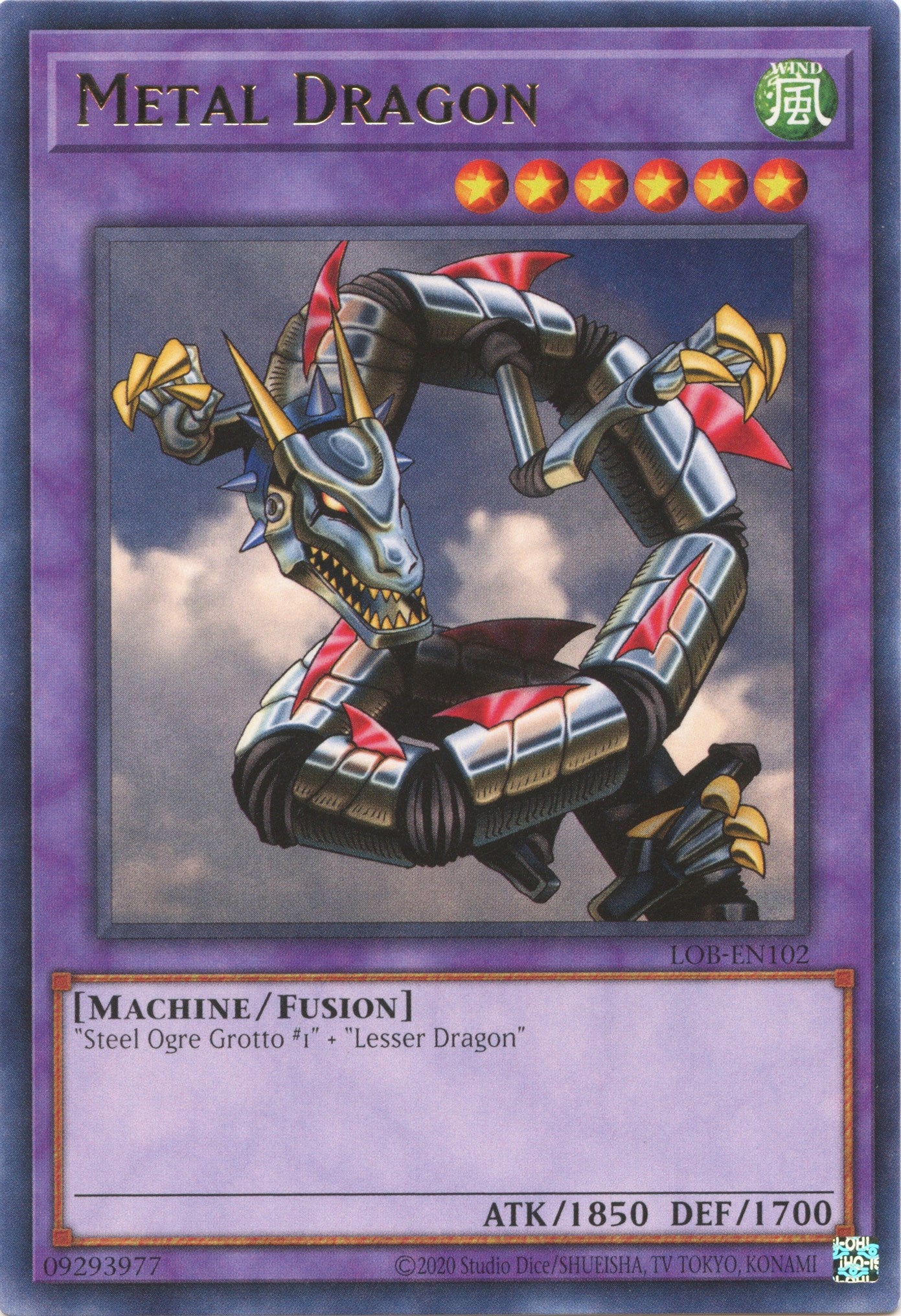 Metal Dragon [LOB-EN102] Rare