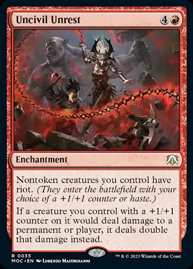 Uncivil Unrest [March of the Machine Commander]