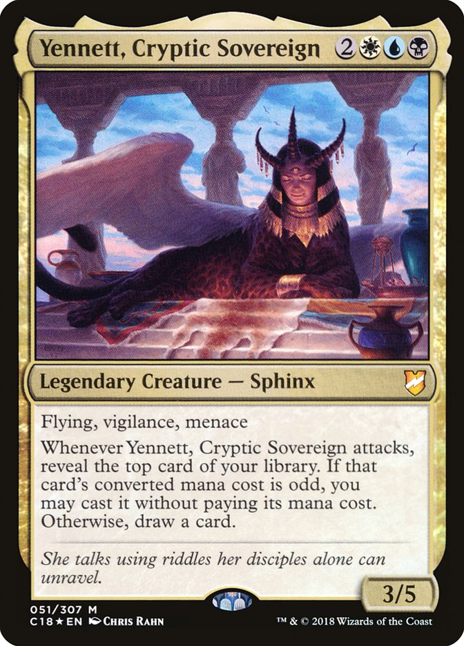 Yennett, Cryptic Sovereign [Commander 2018]