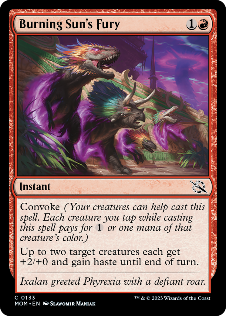 Burning Sun's Fury [March of the Machine]