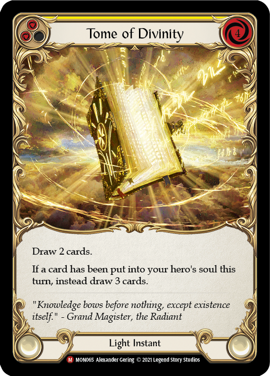 Tome of Divinity [MON065-RF] (Monarch)  1st Edition Rainbow Foil