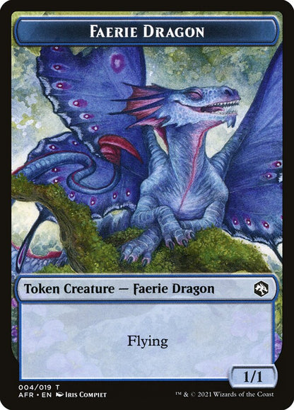 Wolf // Faerie Dragon Double-sided Token [Dungeons & Dragons: Adventures in the Forgotten Realms Tokens]