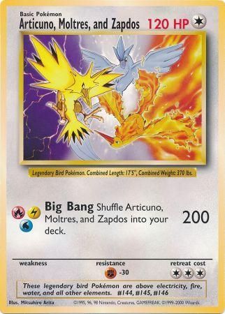 Articuno, Moltres, and Zapdos (Jumbo Card) [Miscellaneous Cards & Products]