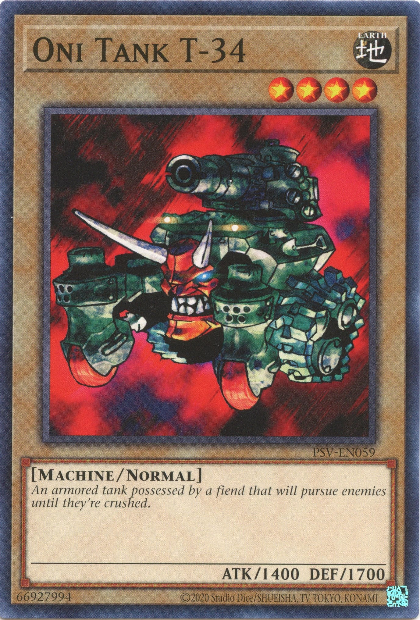 Oni Tank T-34 [PSV-EN059] Common