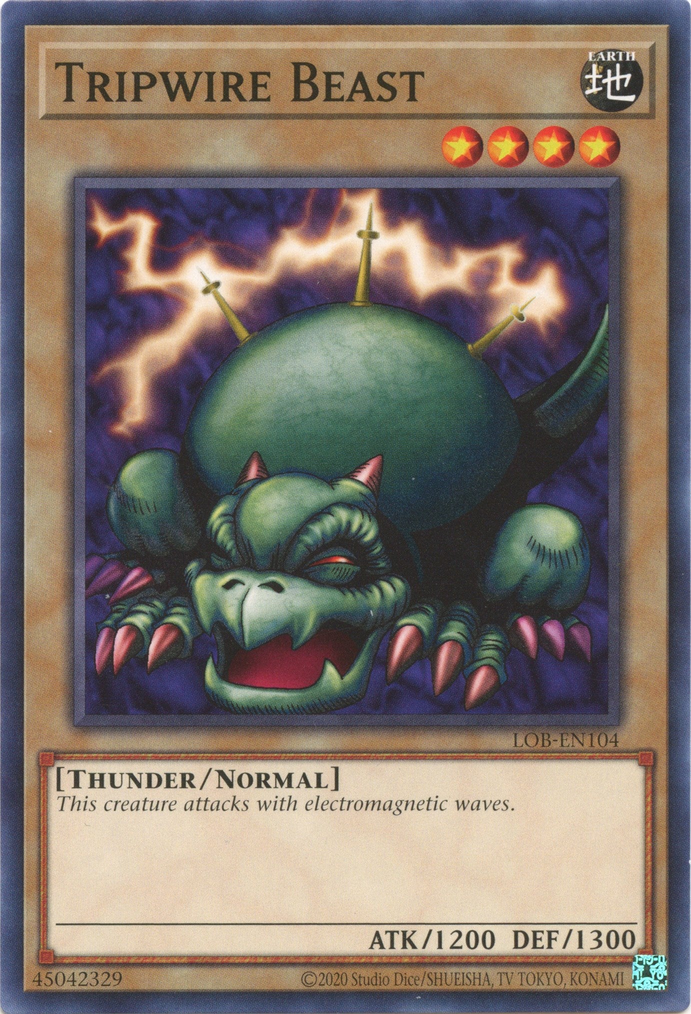 Tripwire Beast [LOB-EN104] Common