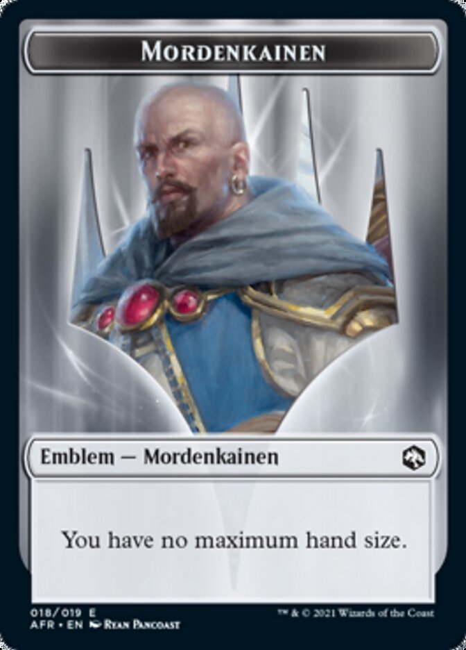 Devil // Mordenkainen Emblem Double-sided Token [Dungeons & Dragons: Adventures in the Forgotten Realms Tokens]