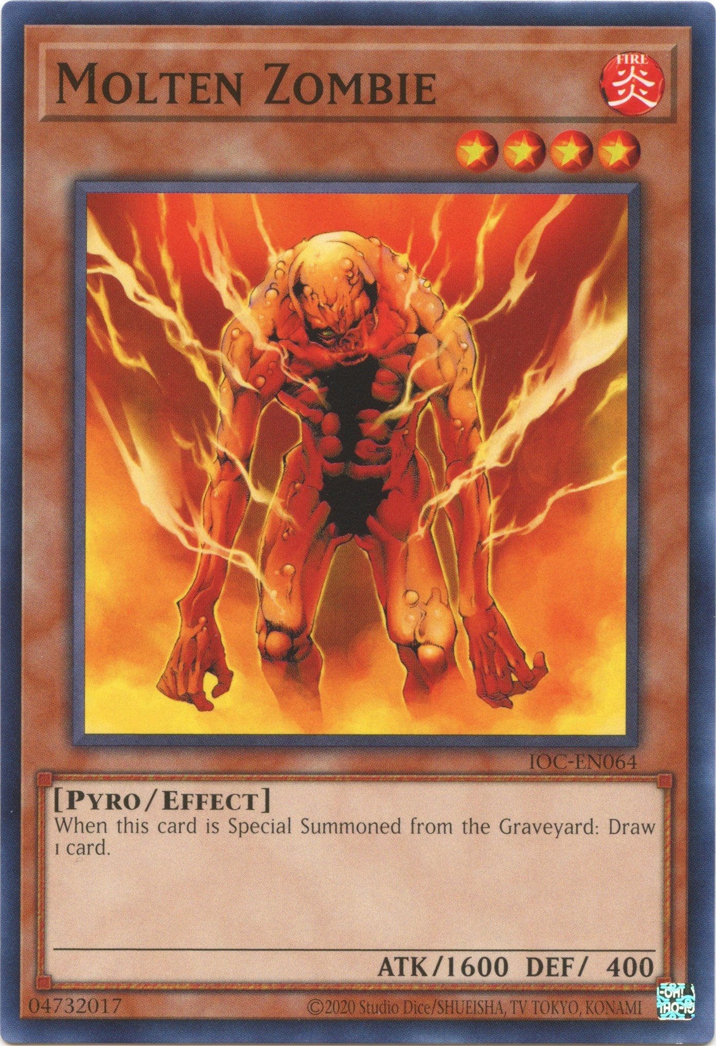 Molten Zombie [IOC-EN064] Common