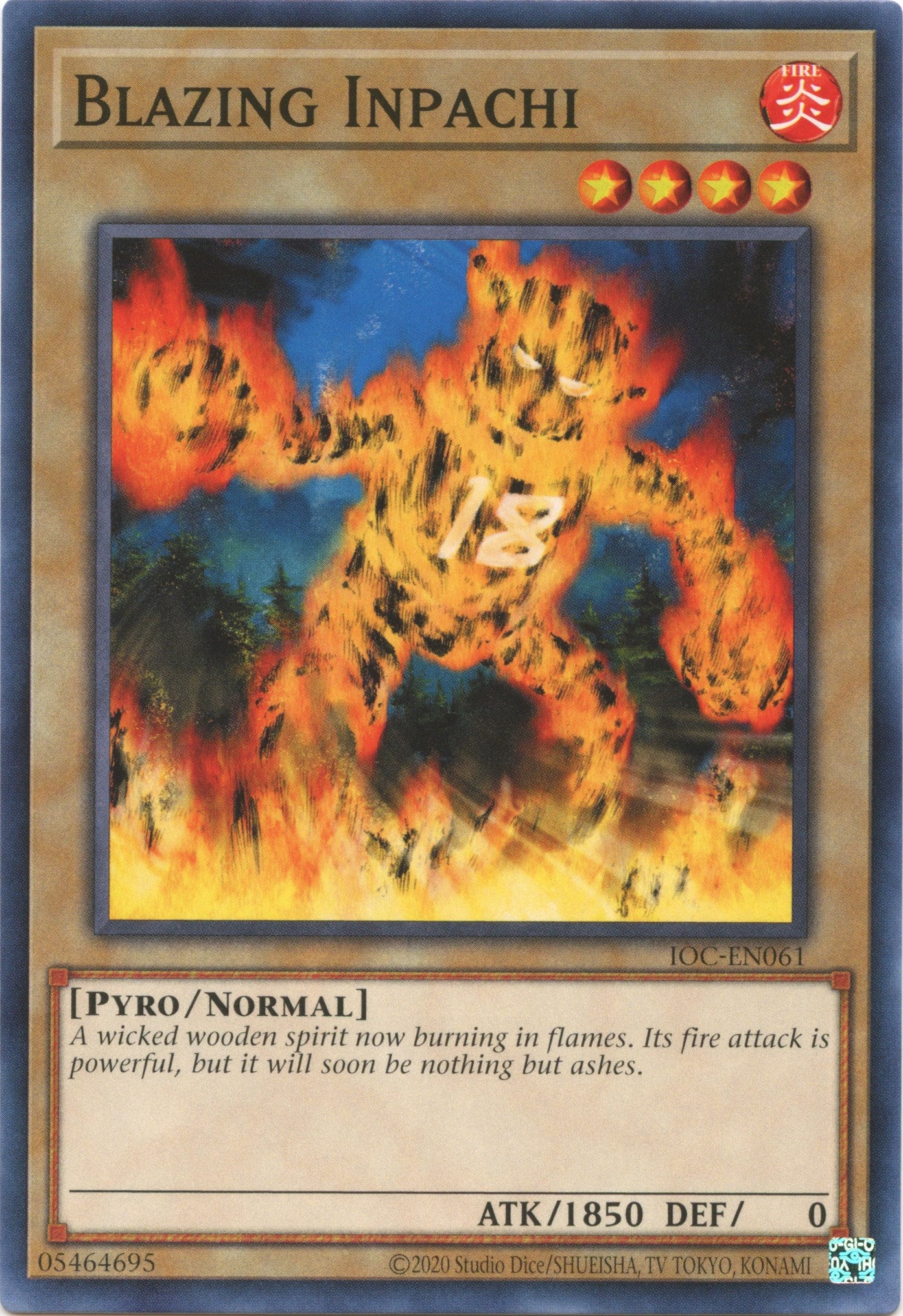 Blazing Inpachi [IOC-EN061] Common